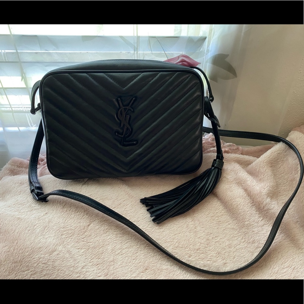 Saint Laurent Lou Matelassé Leather camera bag